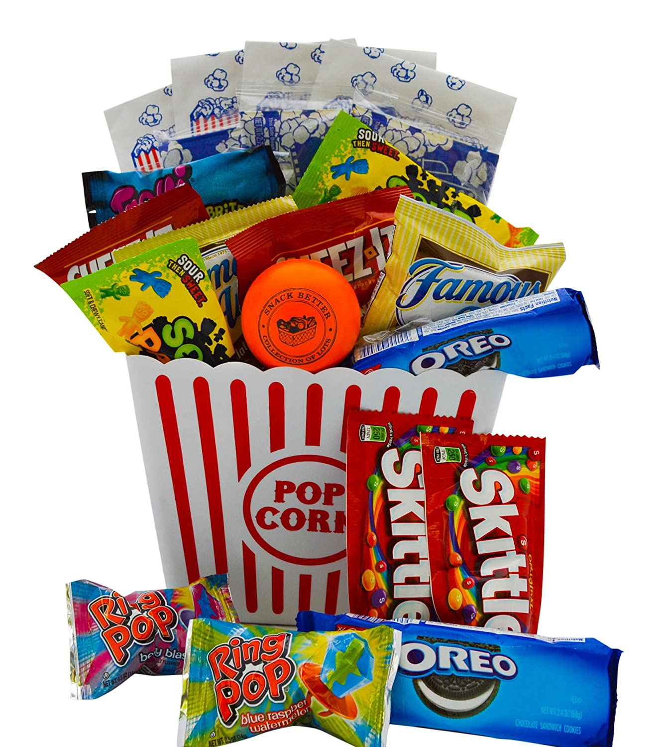Ultimate Movie Night Gift Bundle Care Package. Easter Basket. Christmas with Popcorn