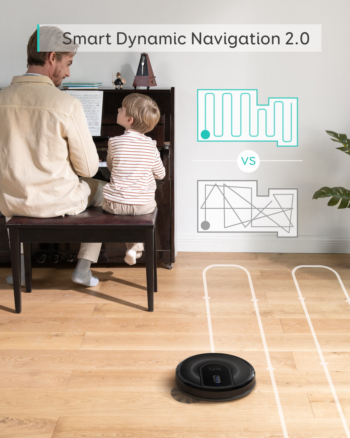 Anker eufy RoboVac G30 Verge. Robot Vacuum with Home Mapping. 2000Pa Suction. Wi-Fi. Boundary Strips. for Carpets and Hard Floors