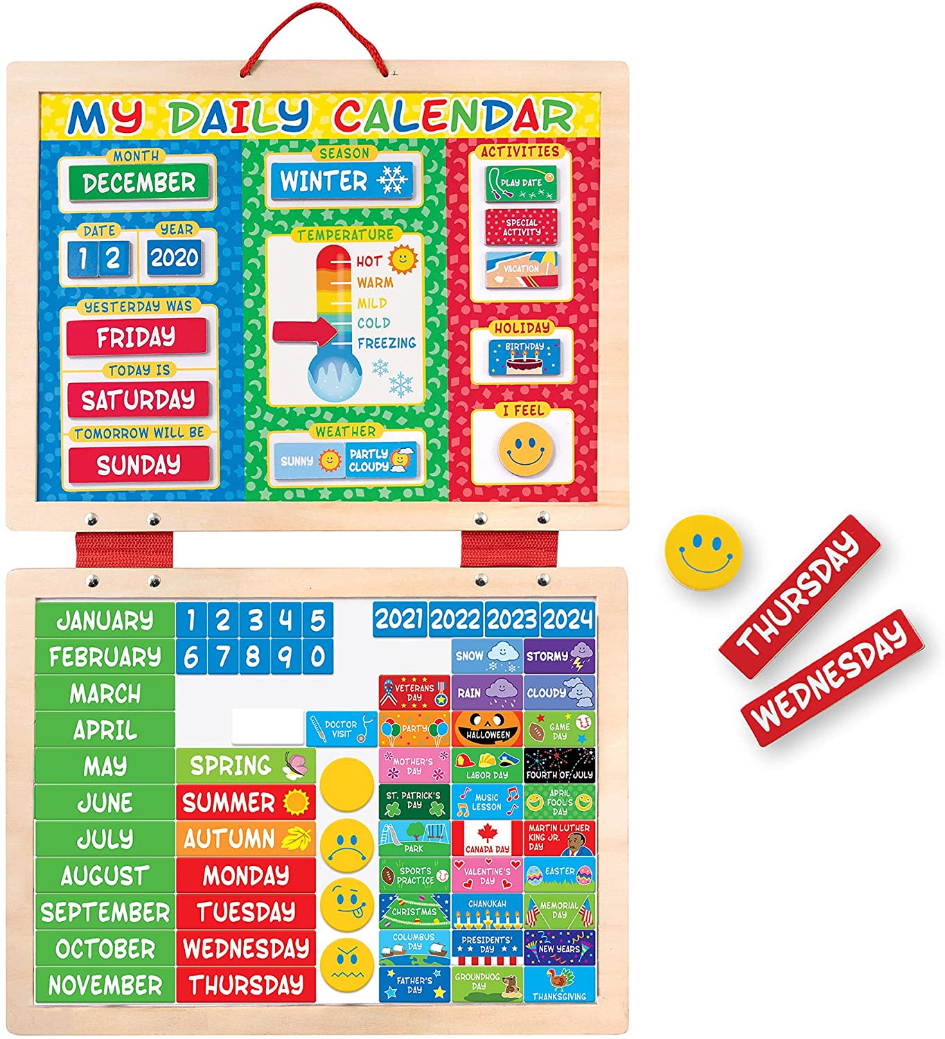 Melissa & Doug My First Daily Magnetic Calendar