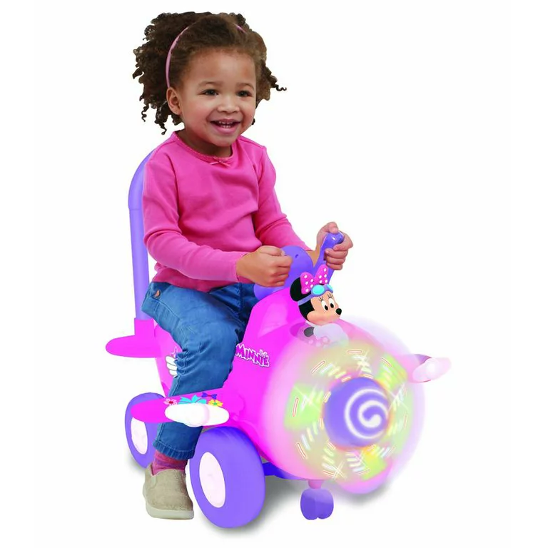 Disney Deluxe Minnie Mouse Plane Activity Ride-On with Lights and Sounds
