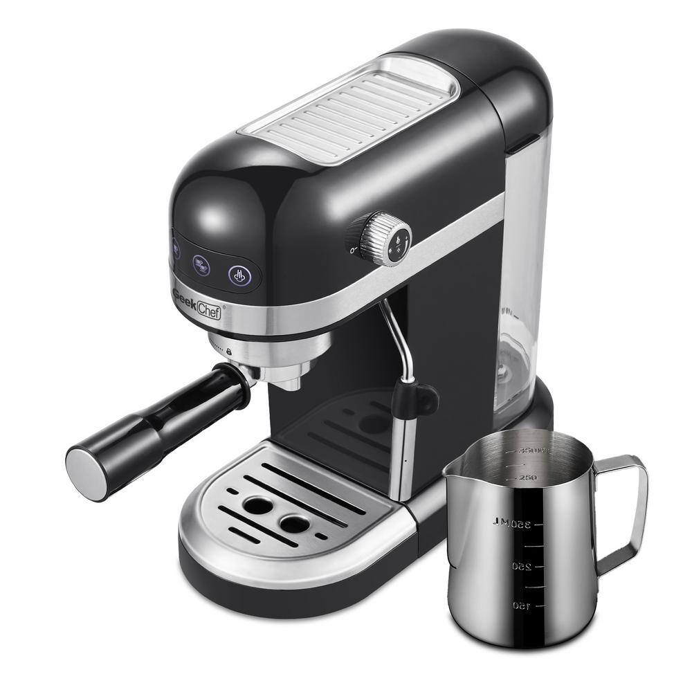 cadeninc  2-Cup Espresso 19-Bar Stainless Steel Machine