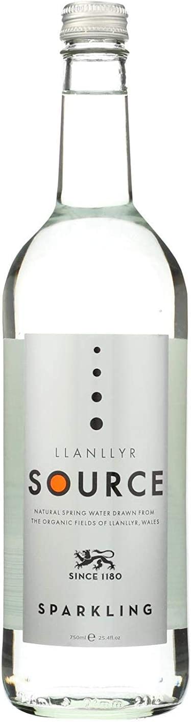 Llanllyr Source Water Sparkling Water Glass Case Of 12 25.4 Fl Oz