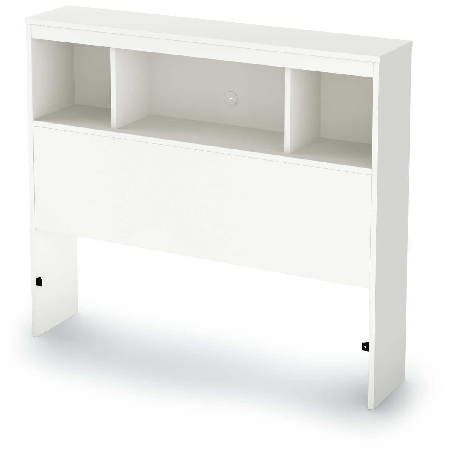 South Shore Spark Bookcase Headboard. Twin. Pure White