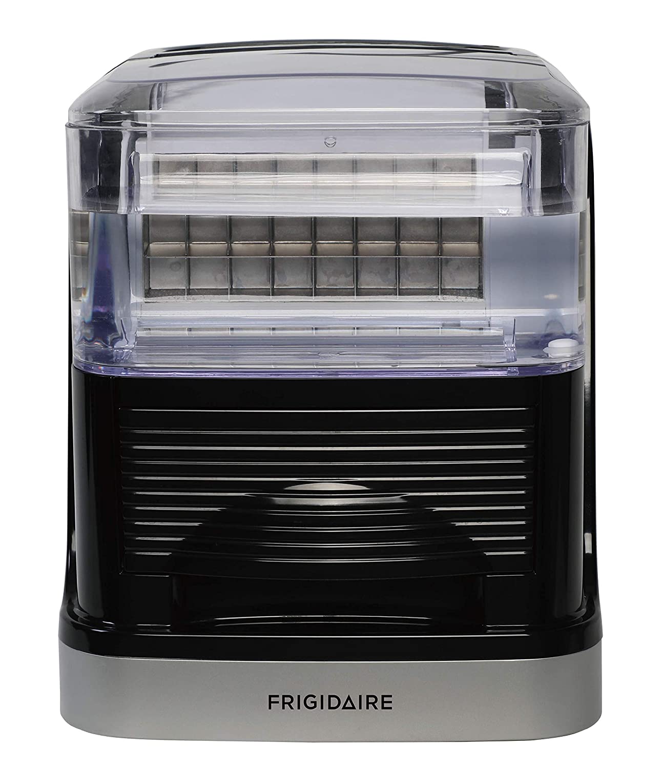Frigidaire EFIC229_AMZ Igloo ICE105 Counter Top Compact Ice Maker. Stainless. Silver. Square Clear Ice. 33lbs per day