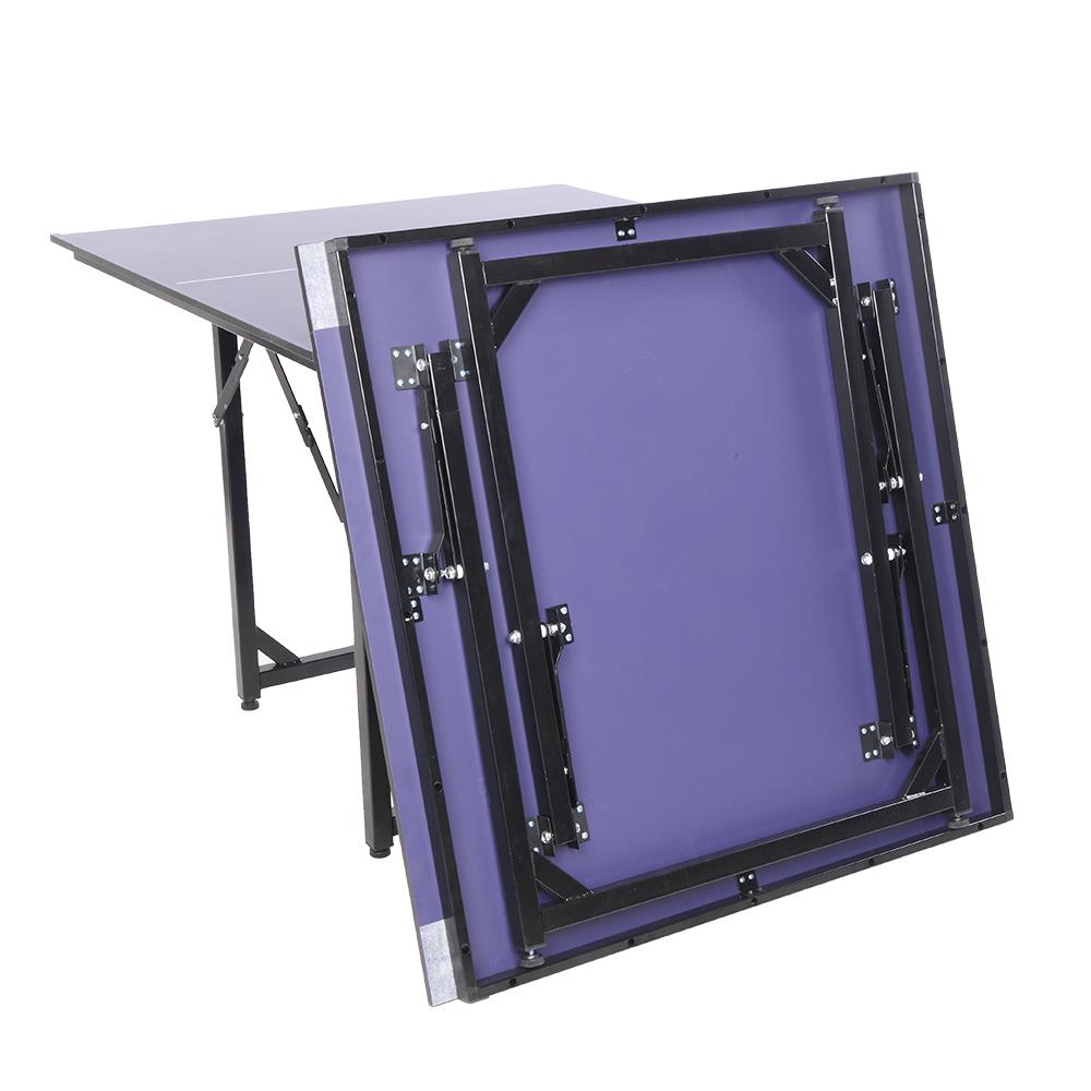 SalonMore Table Tennis Table for Small Spaces. Portable Table with Ping Pong Net. for Indoor and Outdoor Games