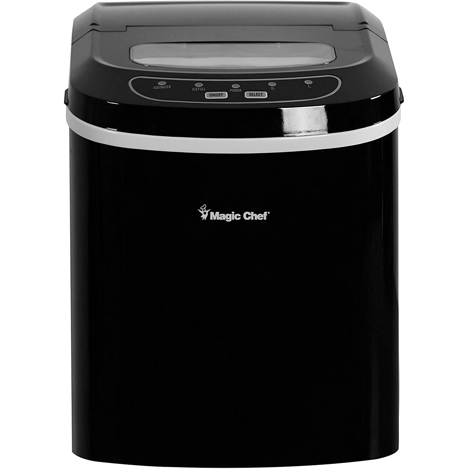 Magic Chef 27 lb. Capacity Countertop Portable Ice Maker. Black