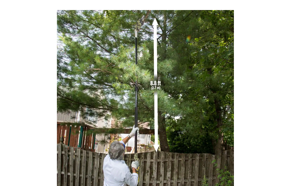 Sun Joe SWJ803E-CMO 10 in. 8 amp Electric Pole Chain Saw Camo