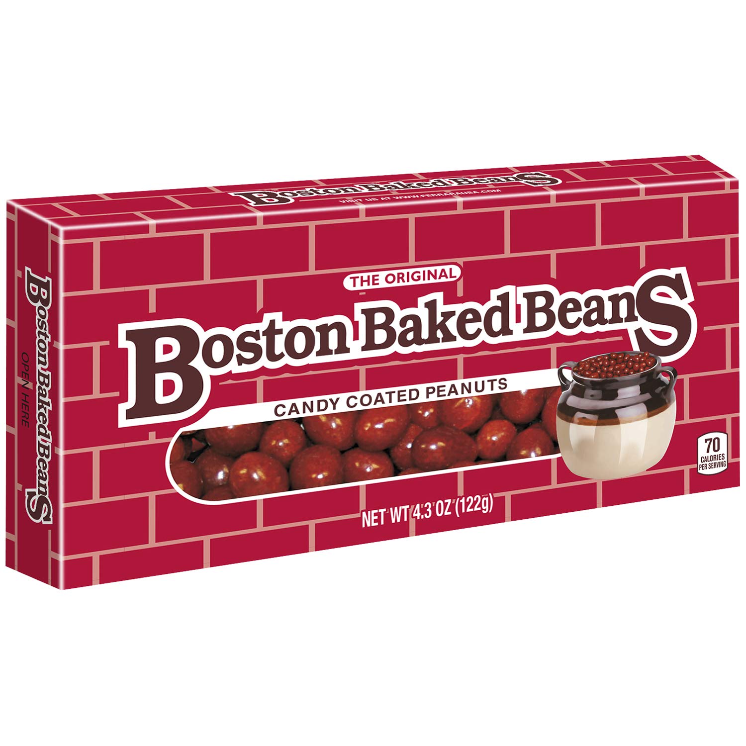 Boston Baked Beans Candy Coated Peanuts. 4.3 Ounce. Pack of 12