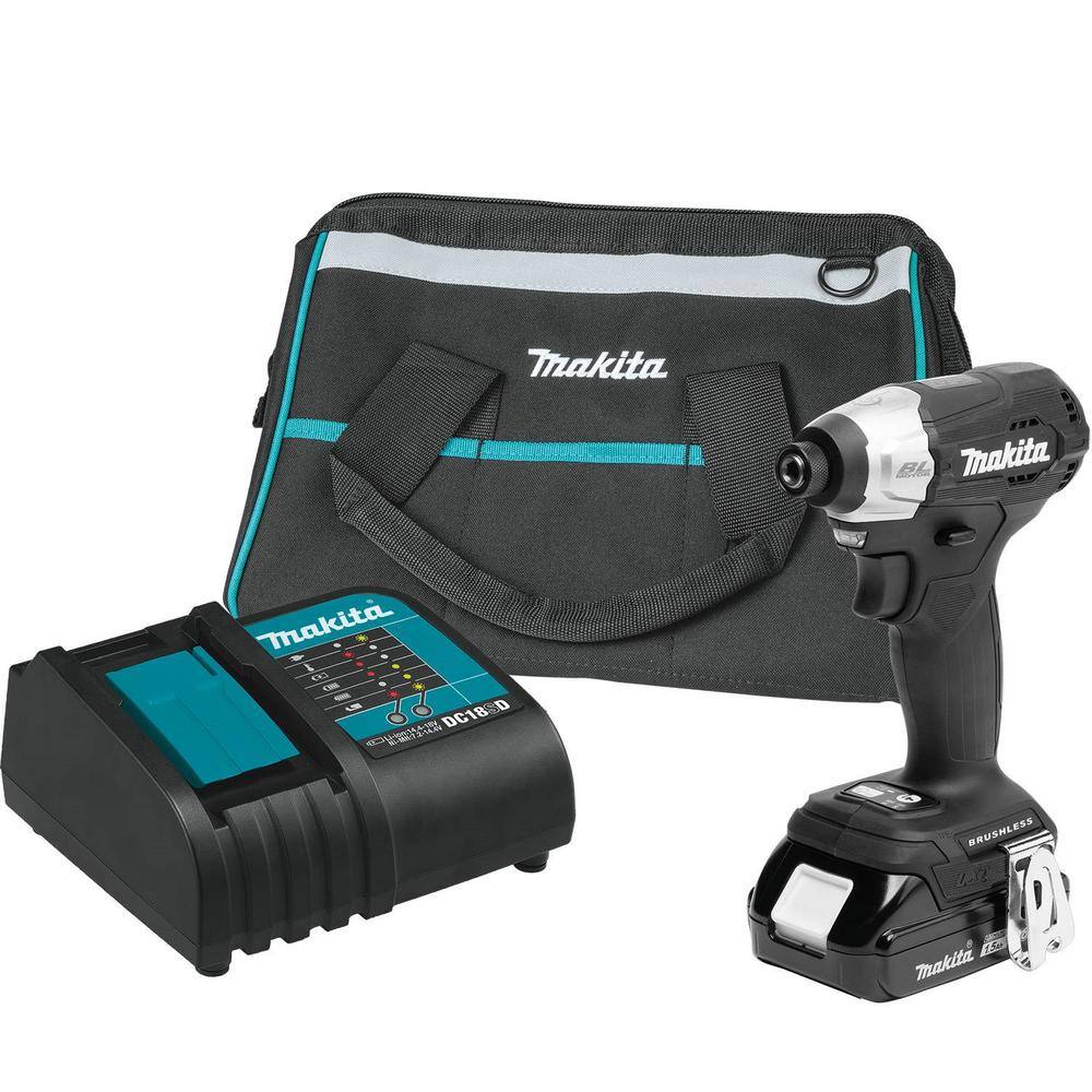 Makita XDT18SY1B 18V LXT Sub-Compact Lithium-Ion Brushless Cordless Impact Driver Kit (1.5Ah)