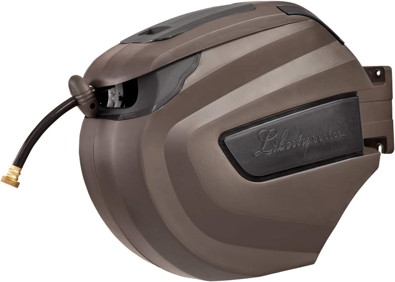 Liberty Garden Products 518. 100-Feet Retractable Hose Reel. Bronze