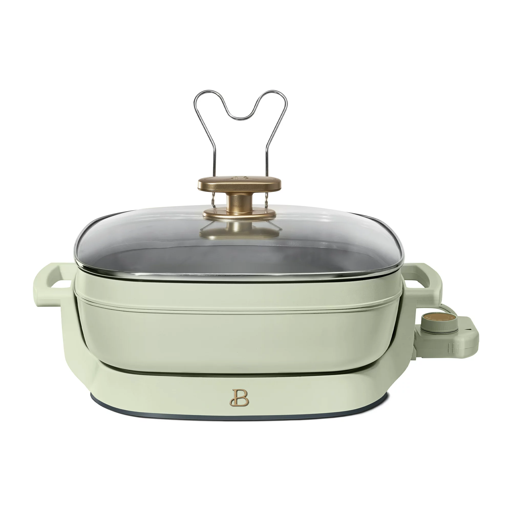 Beautiful 5-in-1 Electric Expandable Skillet. Sage Green by Drew Barrymore. Up to 7 QT (Sage Green)