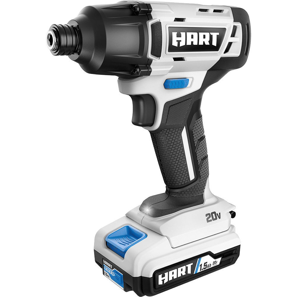 HART 20-Volt Cordless Impact Driver Kit. (1) 1.5Ah Lithium-Ion Battery. Gen 2