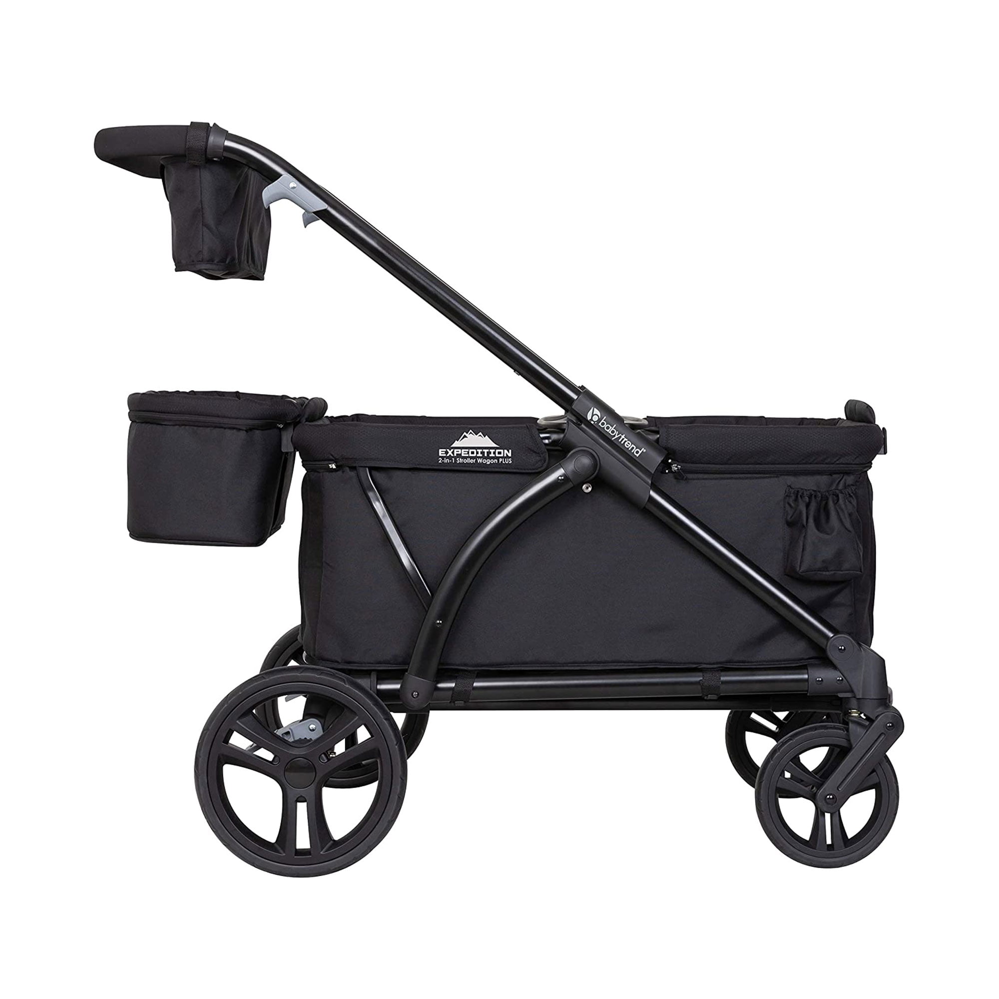 Baby Trend Expedition Plus 2-in-1 Stroller Wagon. Solid Print Black