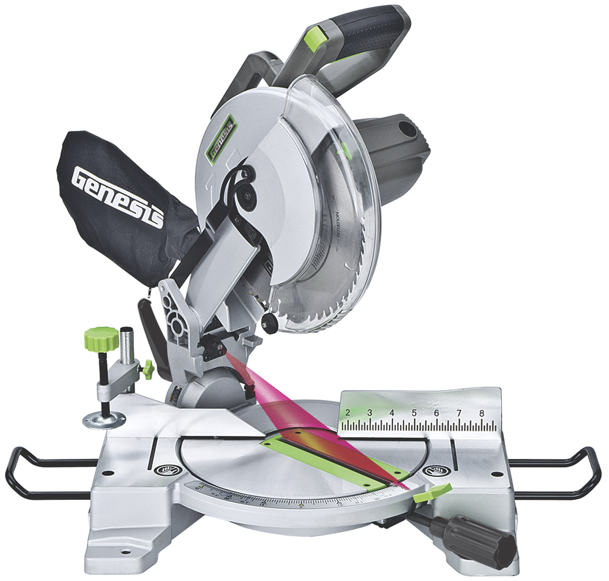 Genesis 10-Inch 15-Amp Compound Miter Saw with Laser. GMS1015LC