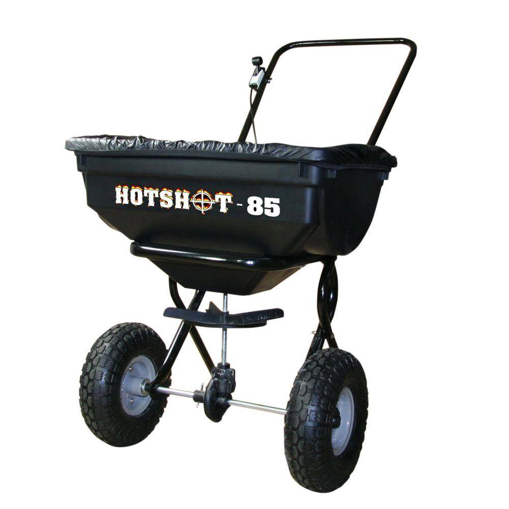 Meyer 38115 85 lb. Capacity Walk-Behind Broadcast Salt Spreader