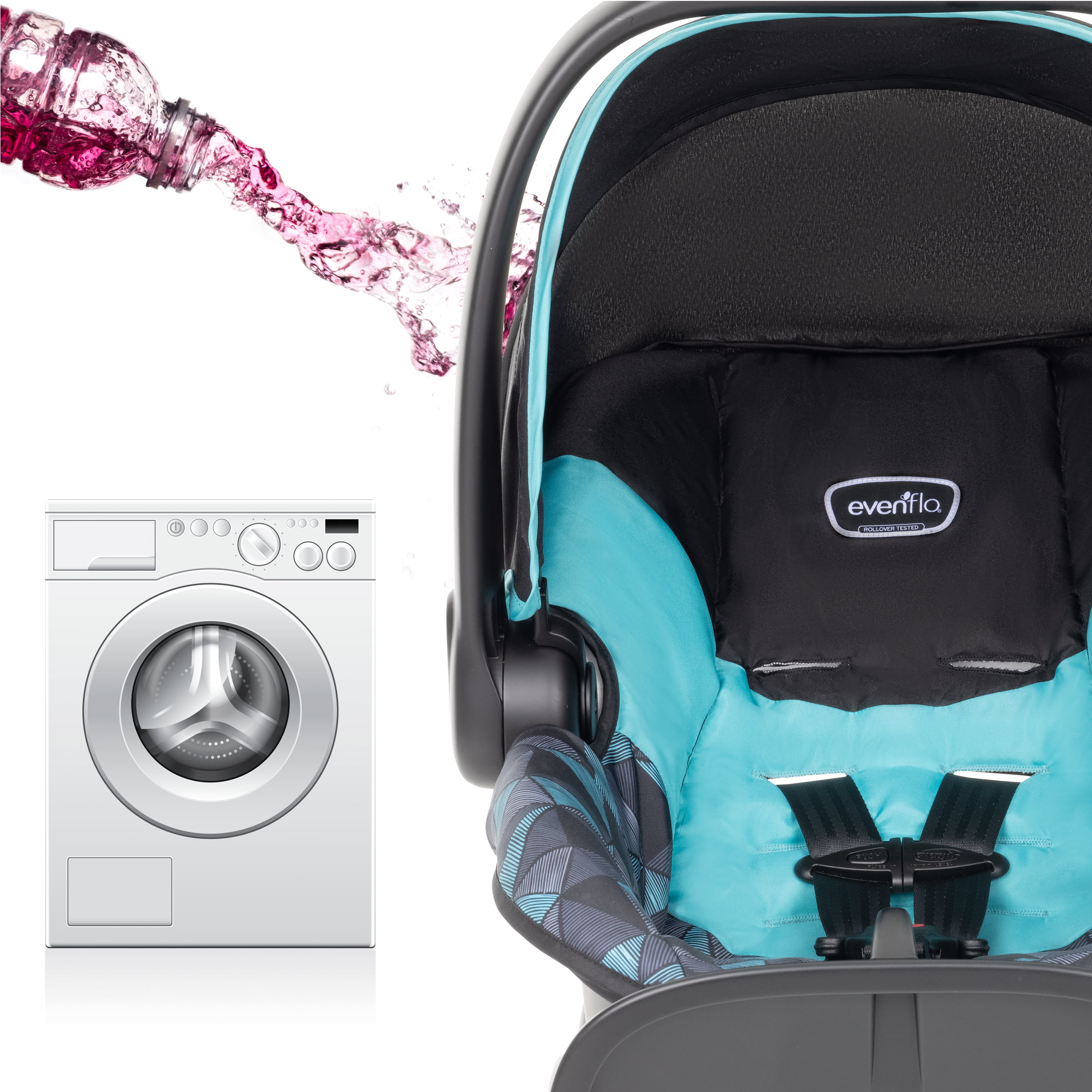 Evenflo NurtureMax Infant Car Seat. Dallas Blue