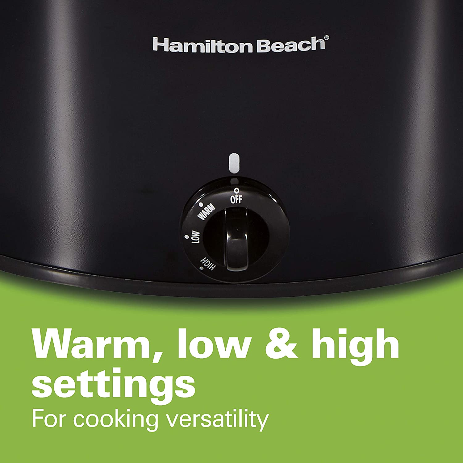 Hamilton Beach Slow Cooker. Extra Large 10 Quart. Stay or Go Portable With Lid Lock. Dishwasher Safe Crock. Black (33195)