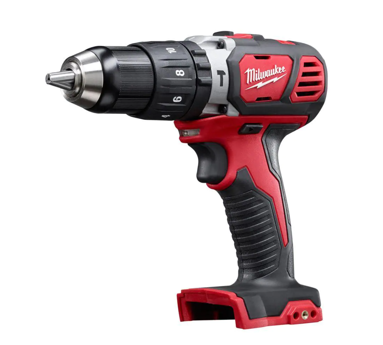 Milwaukee 2607-20 M18 18-Volt Lithium-Ion Cordless 1/2 in. Hammer Drill/Driver (Tool-Only)