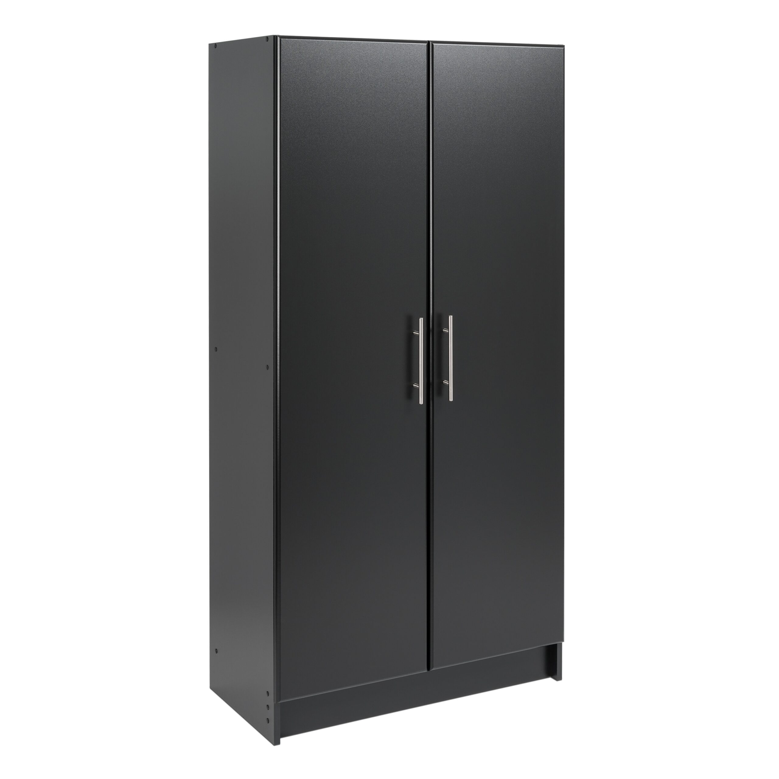Prepac Elite 32-in W x 65-in H Wood Composite Black Freestanding Utility Storage Cabinet