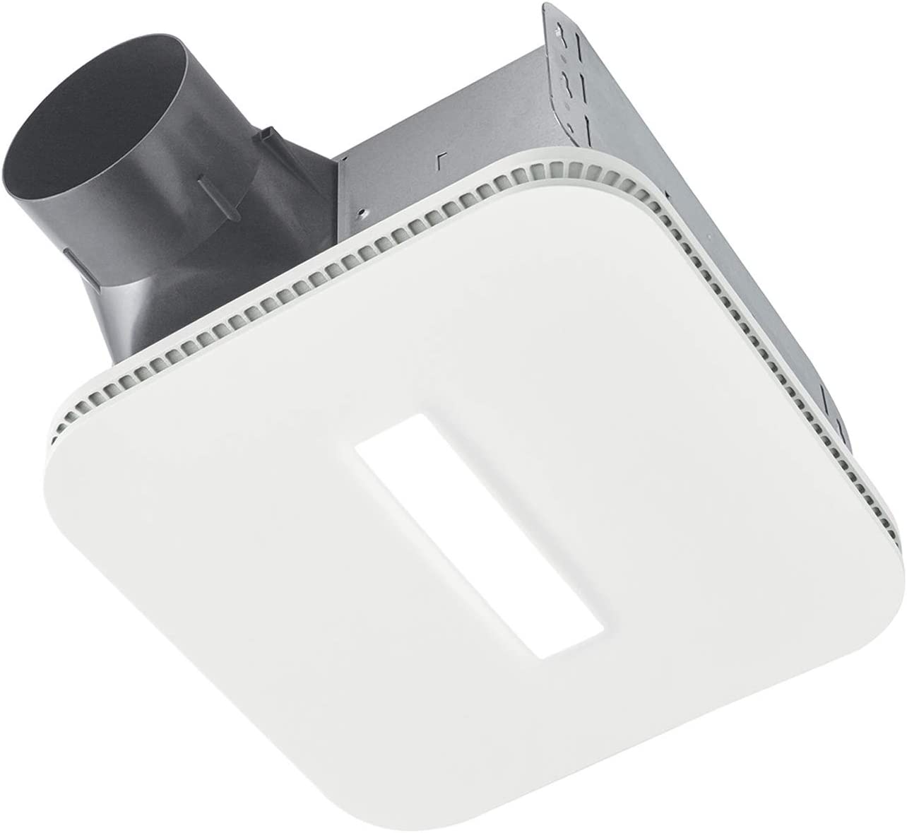 Broan-NuTone AE110LK Flex Bathroom Exhaust Ventilation Fan with LED Light. Energy Star Certified. 110 CFM. 1.0 Sones. White