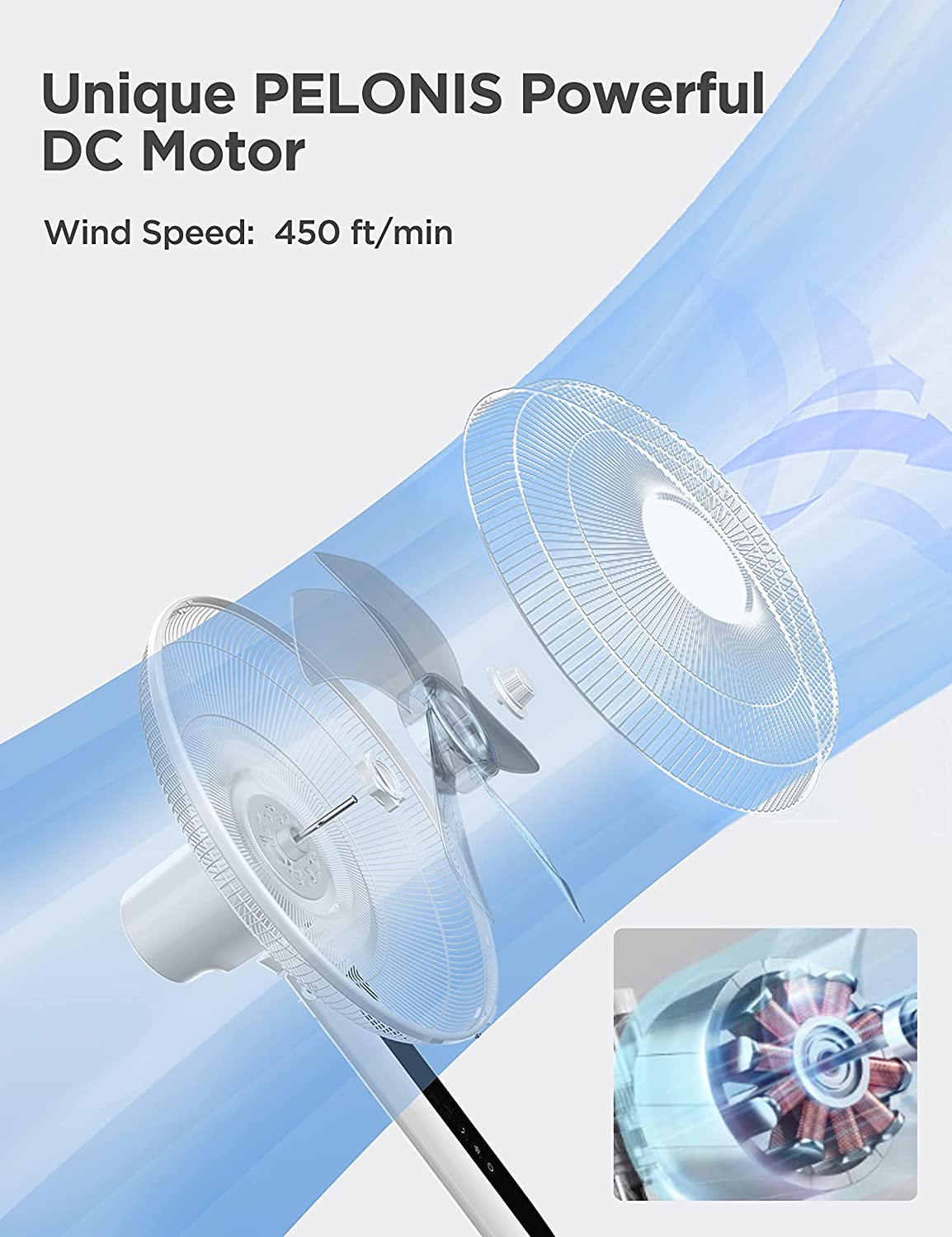 Utilitech  16-in 12-Speed Indoor White Oscillating Pedestal Fan