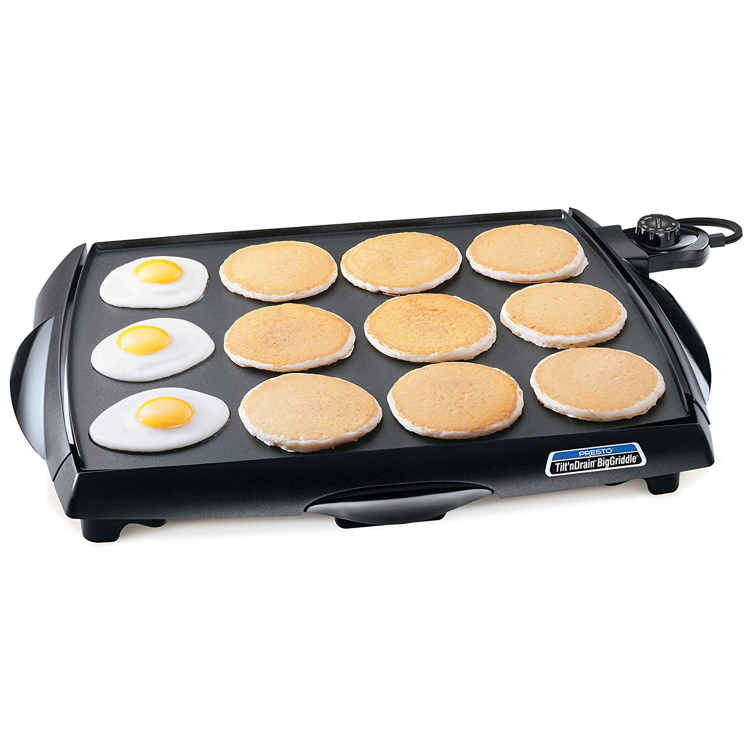 Presto® 07046 Tilt ‘N- Drain™ Big Griddle® Cool-Touch Griddle