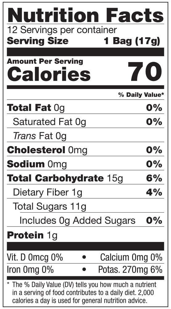 Brothers-ALL-Natural Fruit Crisps. Banana. 0.59 oz (Pack of 24)