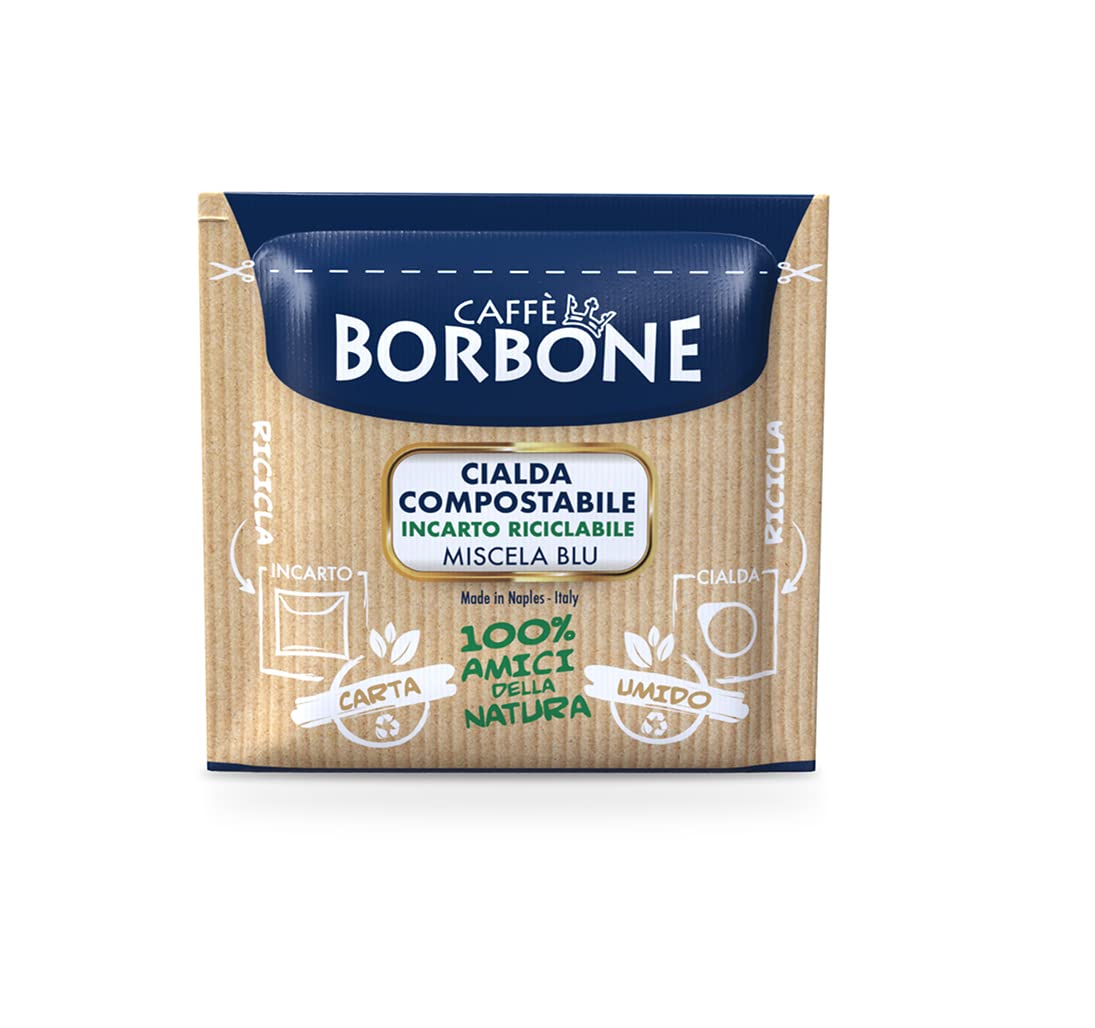Caffe Borbone ESE Espresso Coffee Pods - Miscela Blue - 150 Count