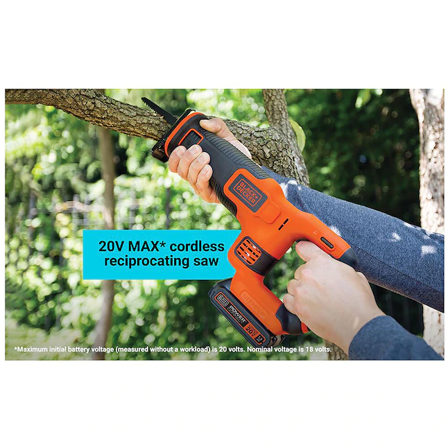 BLACK+DECKER  20-volt Max Variable Speed Cordless Reciprocating Saw (Tool Only)