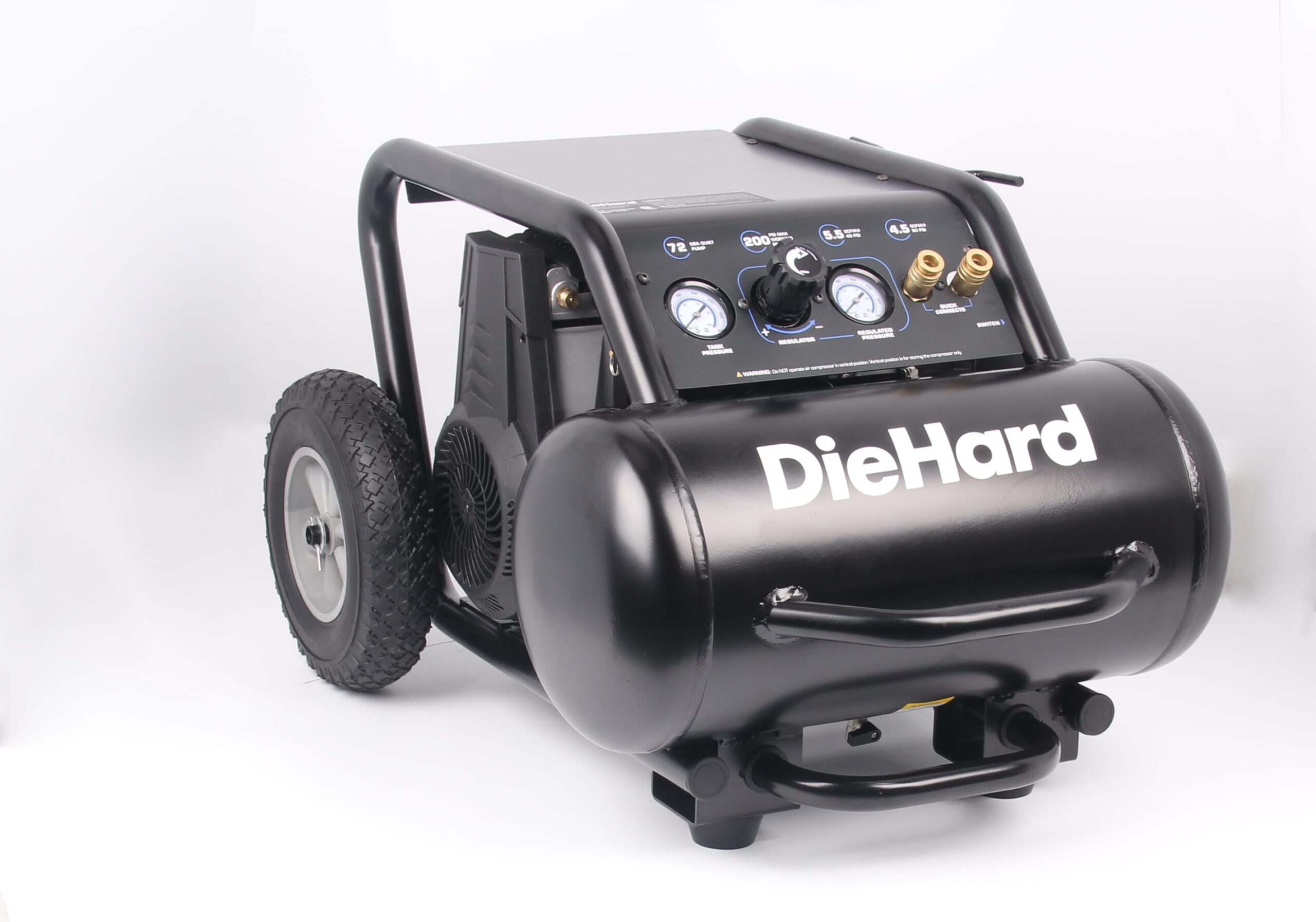 DieHard 5-Gallons Single Stage Portable Corded Electric Horizontal Air Compressor