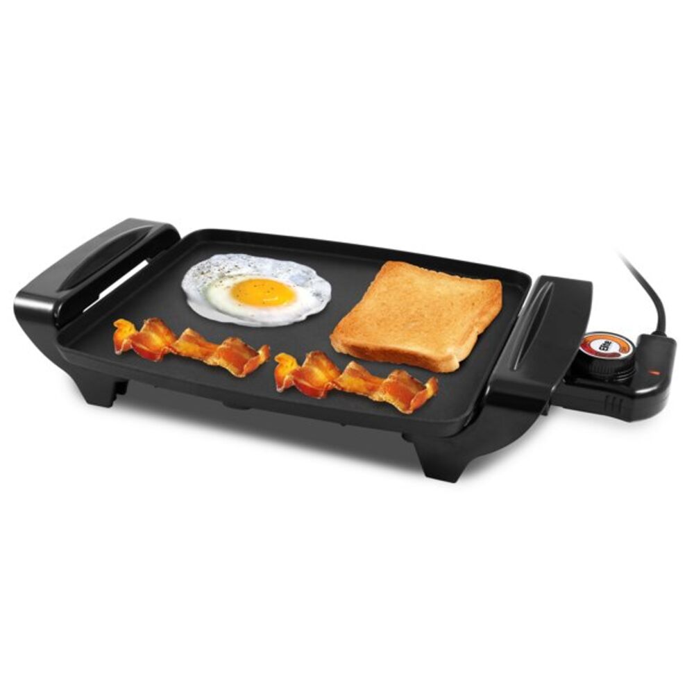 Elite Gourmet Mini Griddle Black