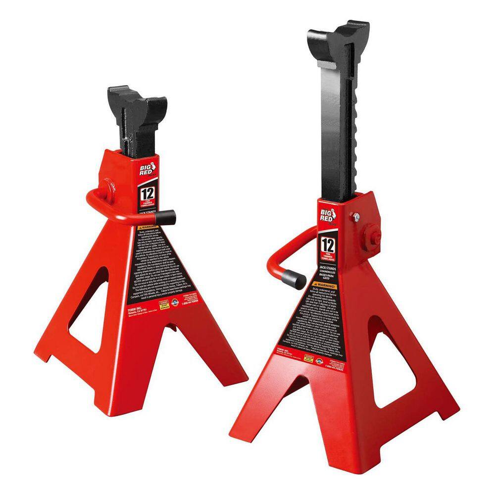 Big Red T412002 12-Ton Jack Stands (2 Pack)