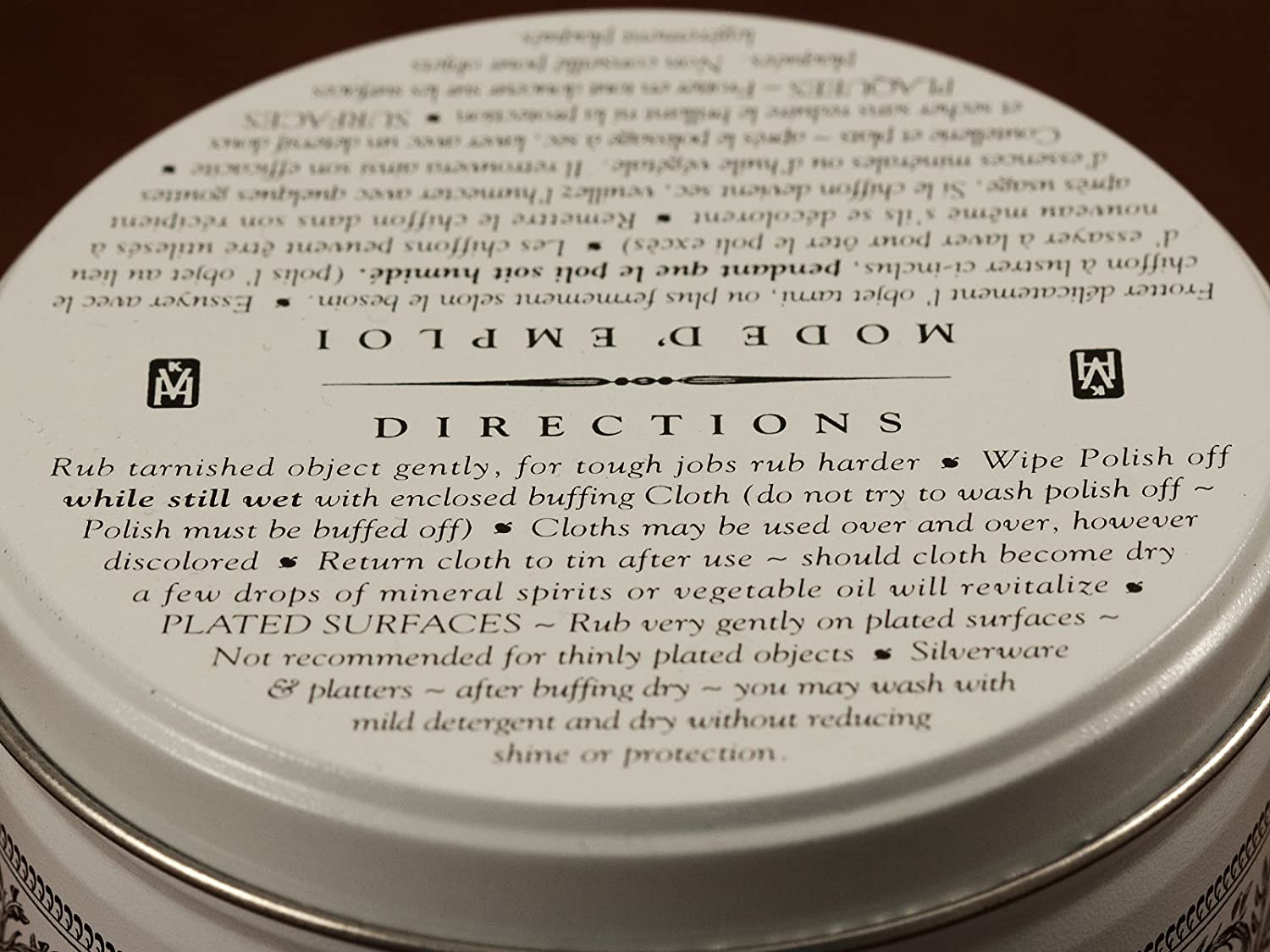 Cape Cod Polish 8828 Co. Metal Polishing Cloths Tin