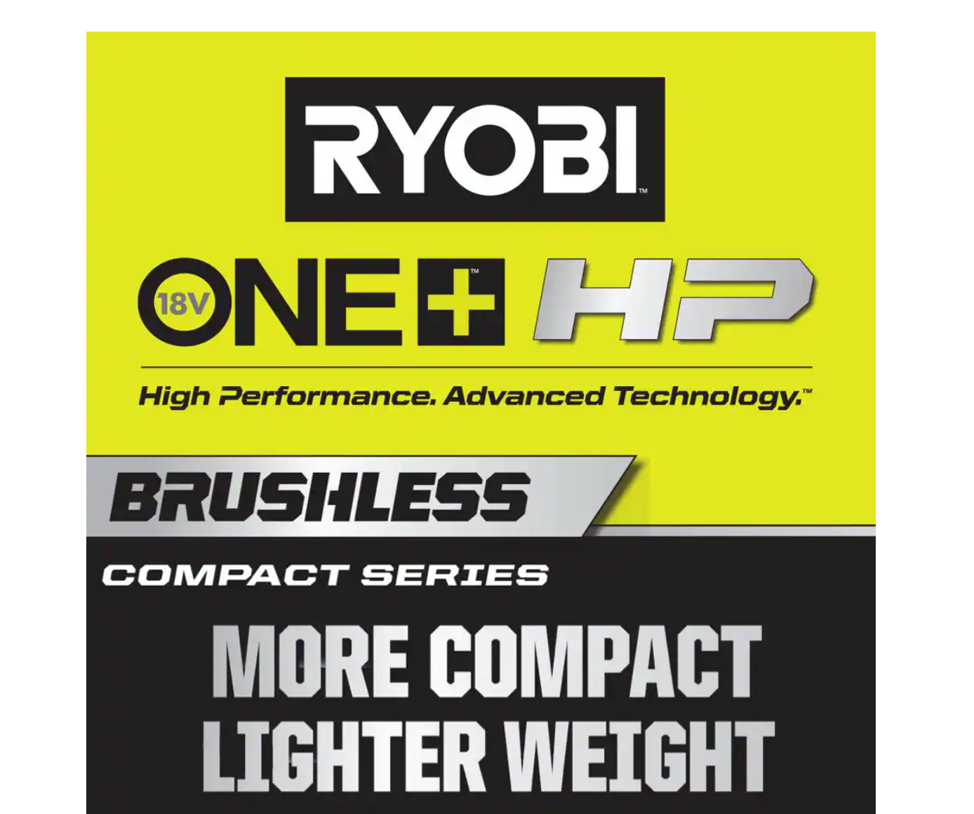 RYOBI PSBDD01B ONE+ HP 18V Brushless Cordless Compact 1/2 in. Drill/Driver (Tool Only)