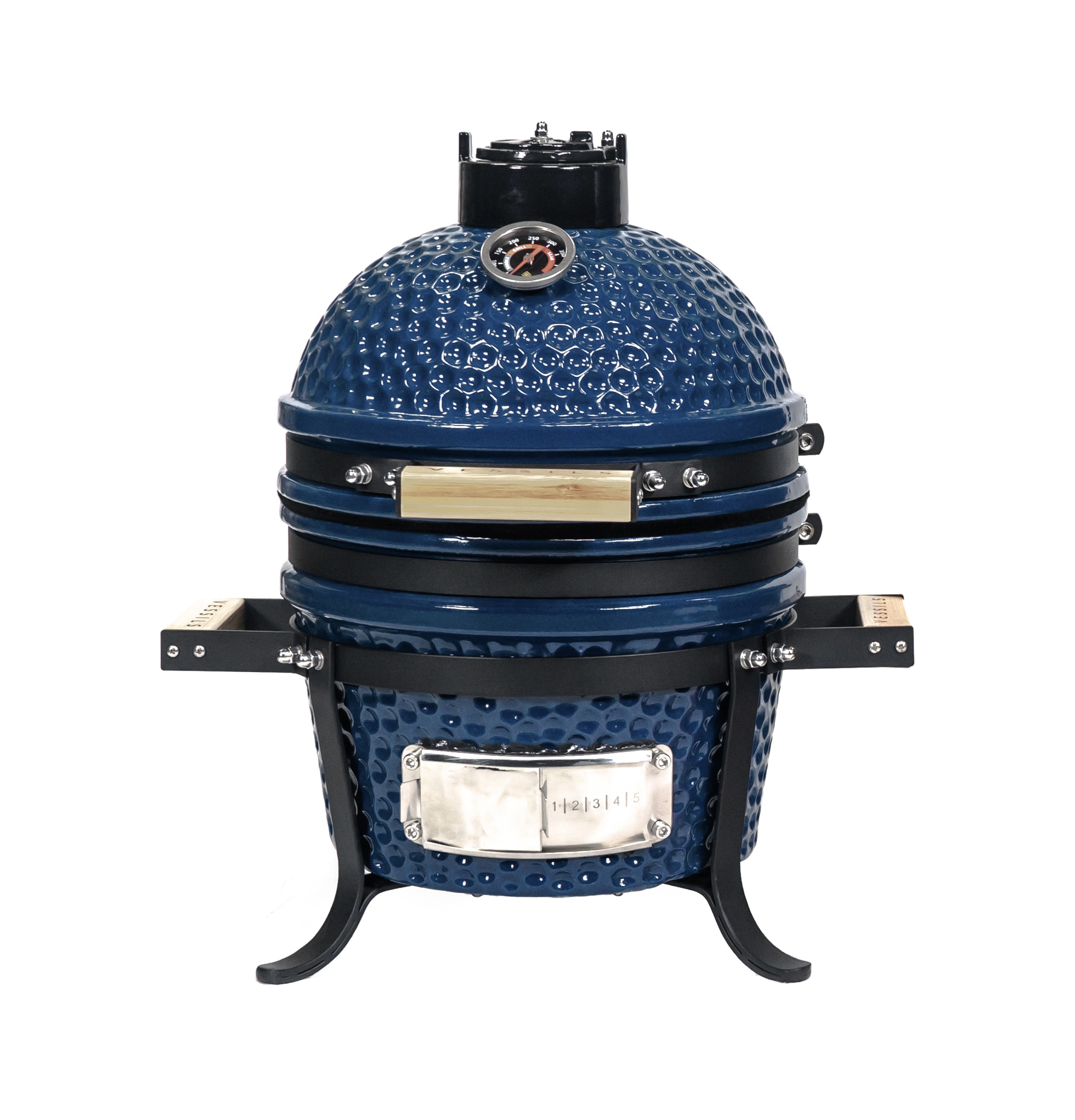 VESSILS MY13TT004 9.8-in W Blue Kamado Charcoal Grill