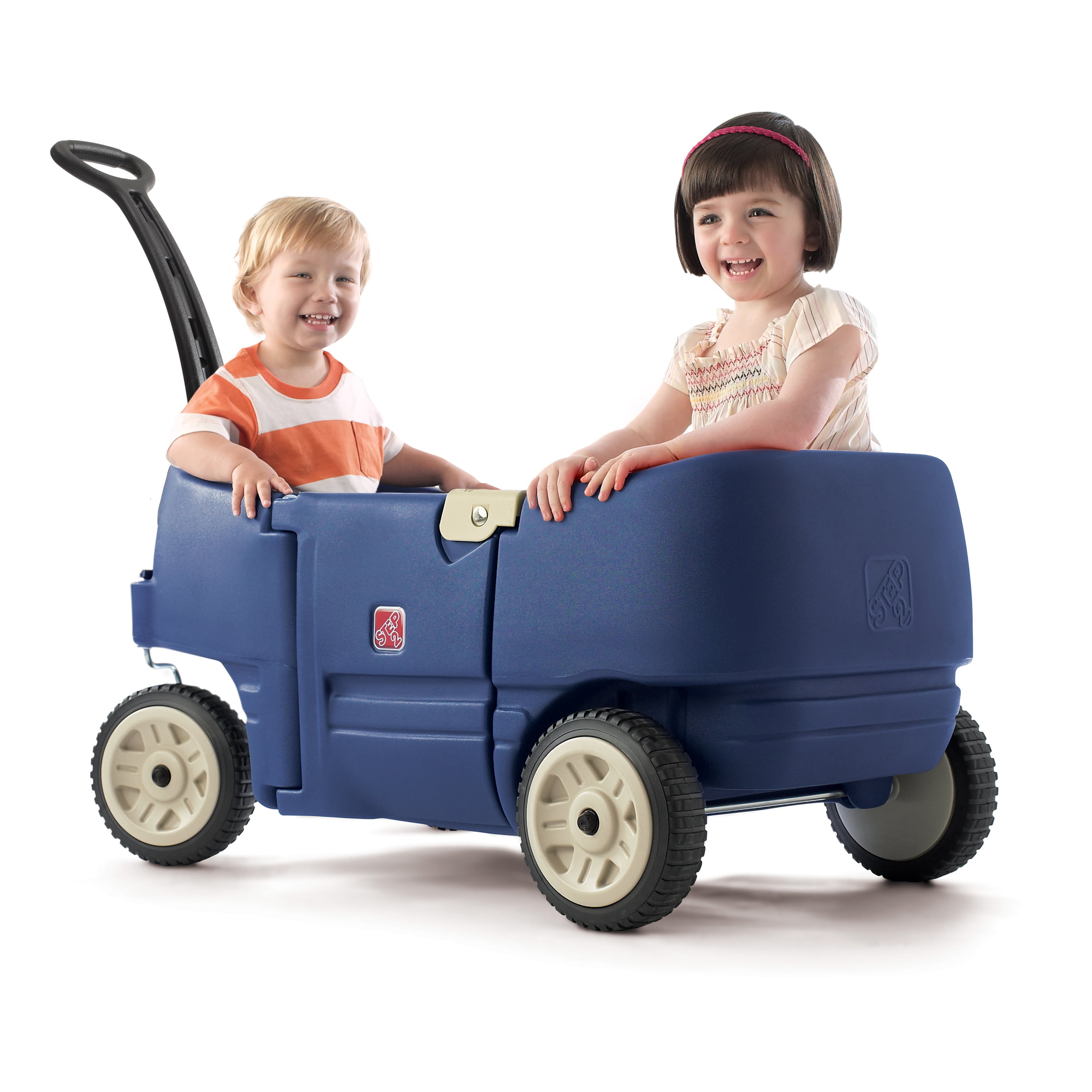 Step2 Wagon for Two Plus Pull Wagon for Kids. Blue