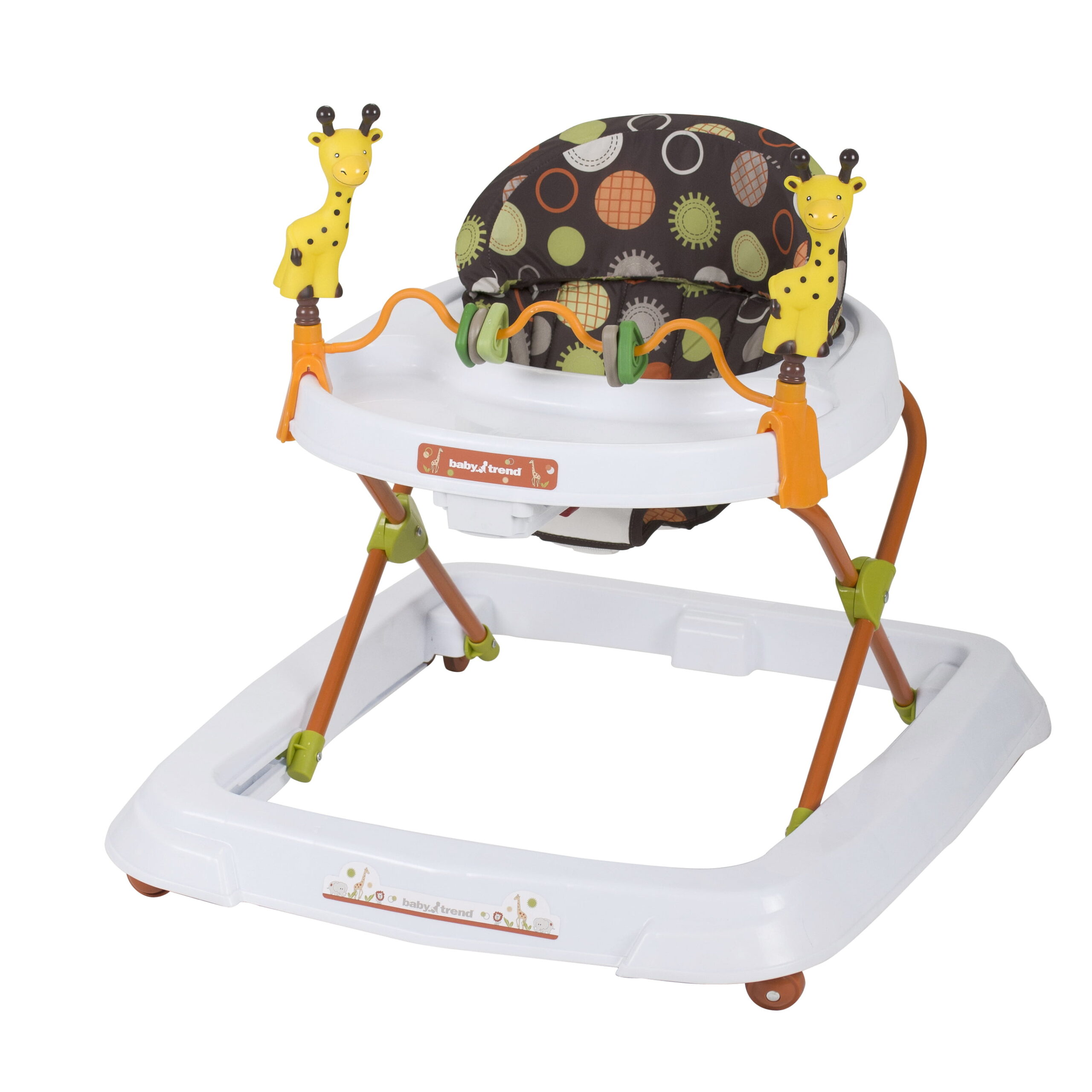 Smart Steps by Baby Trend Baby Walker with Removable Toy Bar and Large Tray - Safari Kingdom
