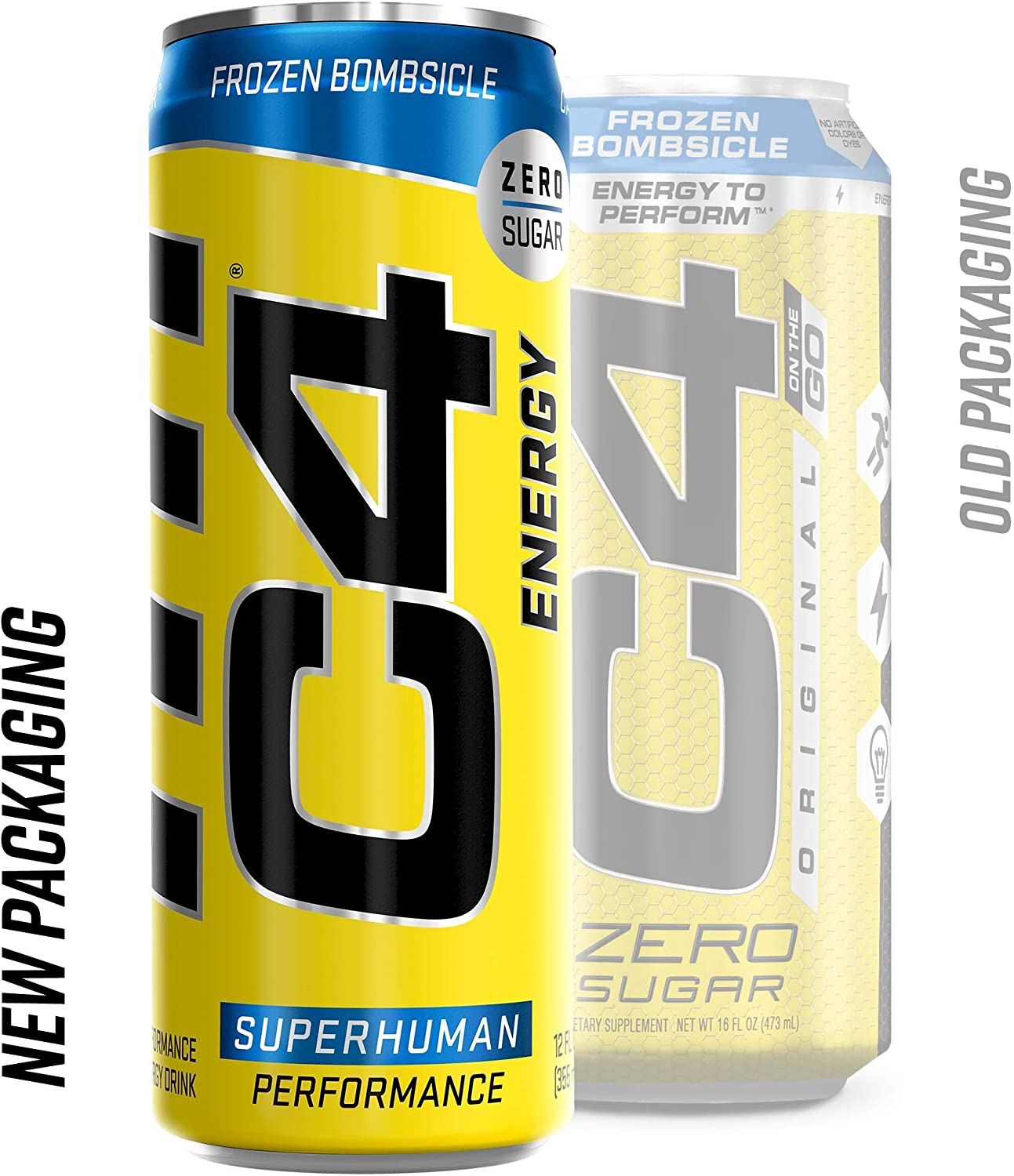 Cellucor C4 Energy Drink 12oz (Pack of 12) - Frozen Bombsicle