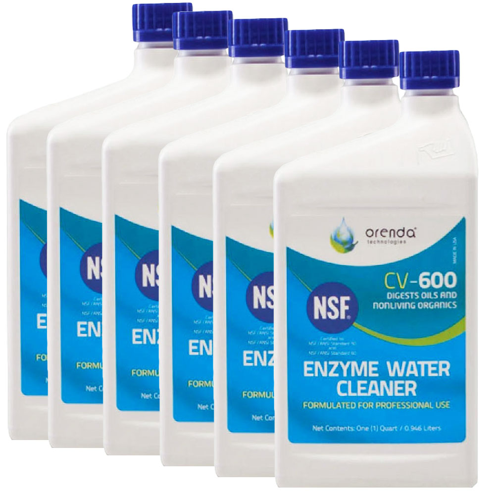 Orenda Technologies CV-600 Catalytic Enzyme Pool Water Cleaner Concentrate - 6 pack ORE-50-133-6
