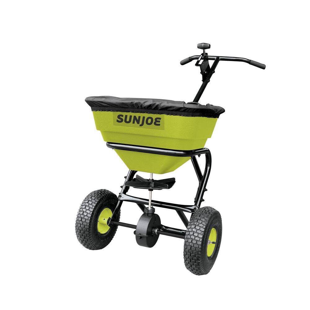 Sun Joe SJ-WBS70 70 lbs. Capacity All-Season Spreader with Adjustable Spread Control and Rain Cover