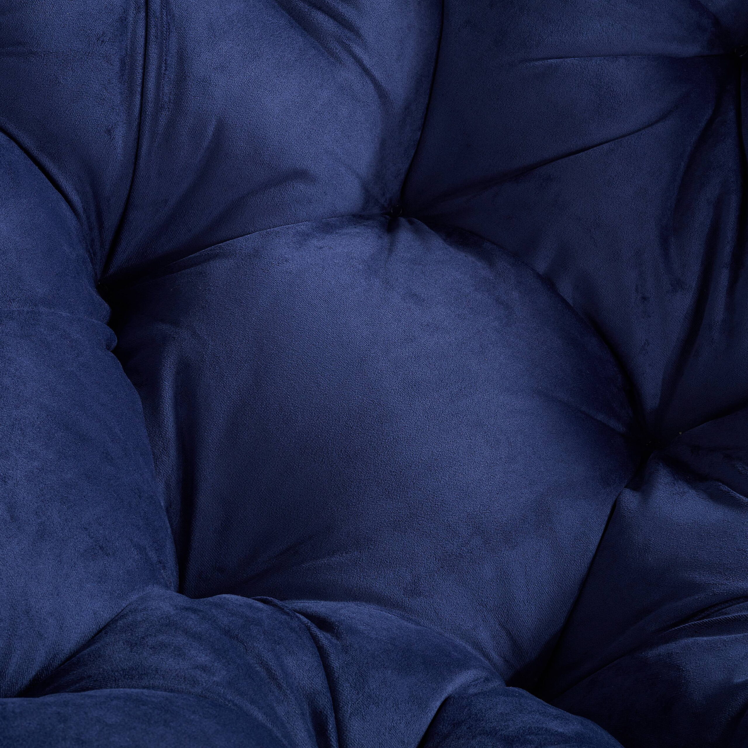 Better Homes & Gardens Papasan Polyester Bench. Navy Blue