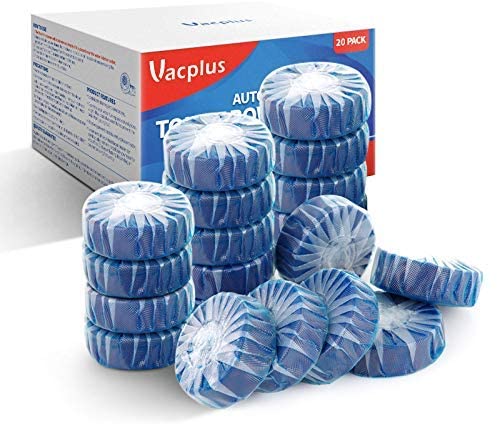 Vacplus Automatic Toilet Bowl Cleaner Tablets. Bathroom Toilet Tank Cleaner 20 PACK