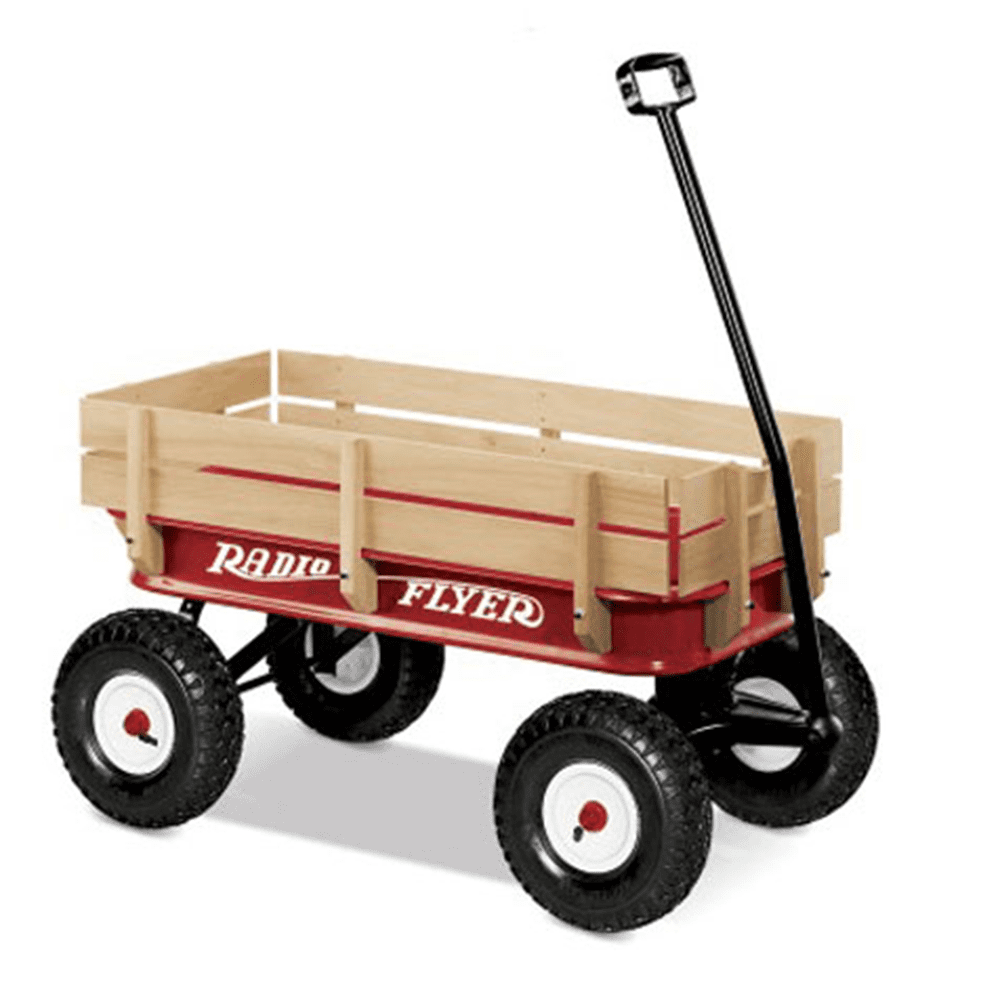 Radio Flyer. 36″ All Terrain Wagon. Air Tires. Red