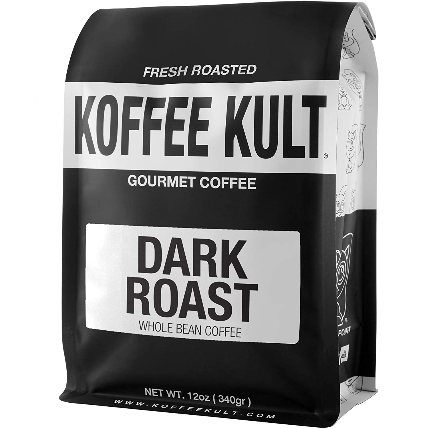 Koffee Kult Coffee Beans Dark Roasted – Highest Quality Delicious Organically