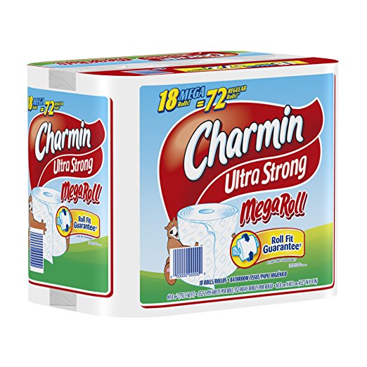 Charmin Ultra Strong. Mega Rolls. 6 Count Pack (Pack of 3) 18 Total Rolls