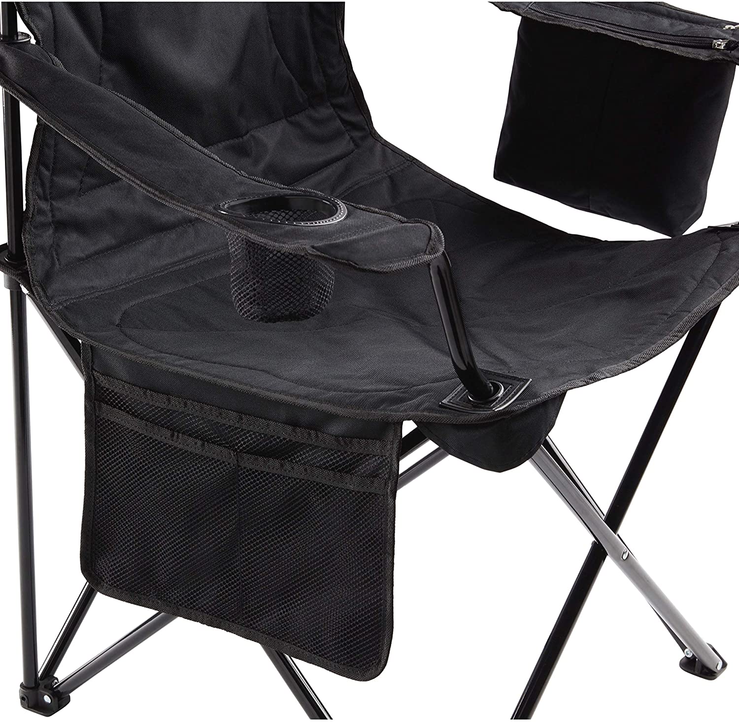 Coleman Camping Chair with Built-in 4 Can Cooler. Black