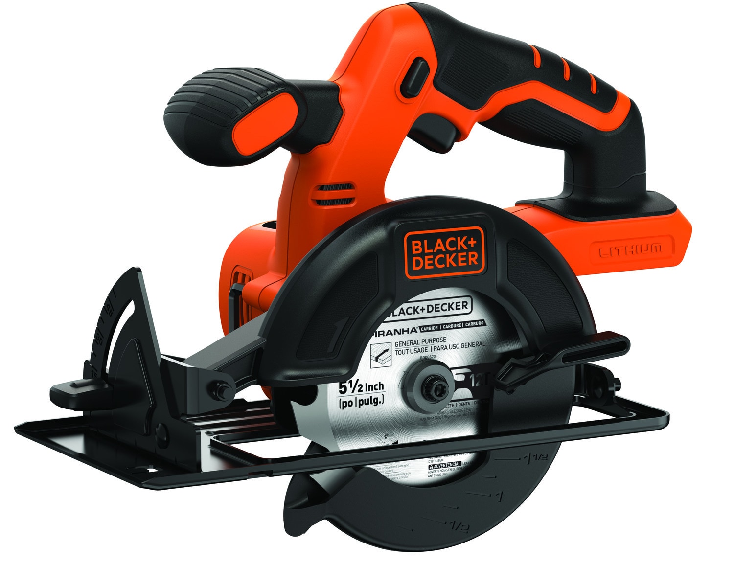 BLACK+DECKER 20-volt Max 5-1/2-in Cordless Circular Saw (Bare Tool)