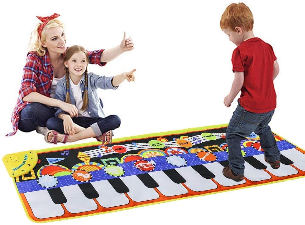 Cyiecw Piano Music Mat. Keyboard Play Mat Music Dance Mat