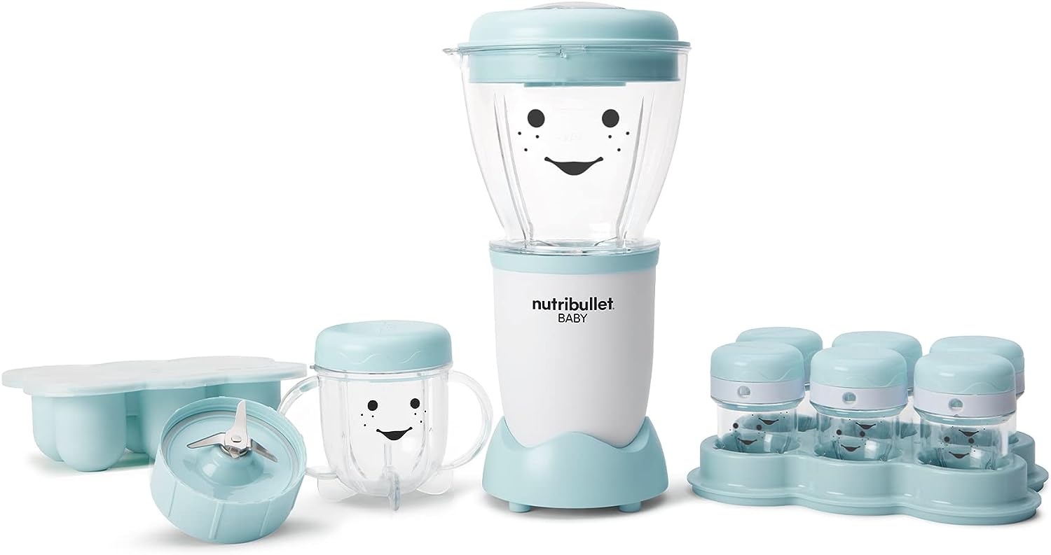 NutriBullet NBY-50100 Baby Complete Food-Making System. 32-Oz. Blue