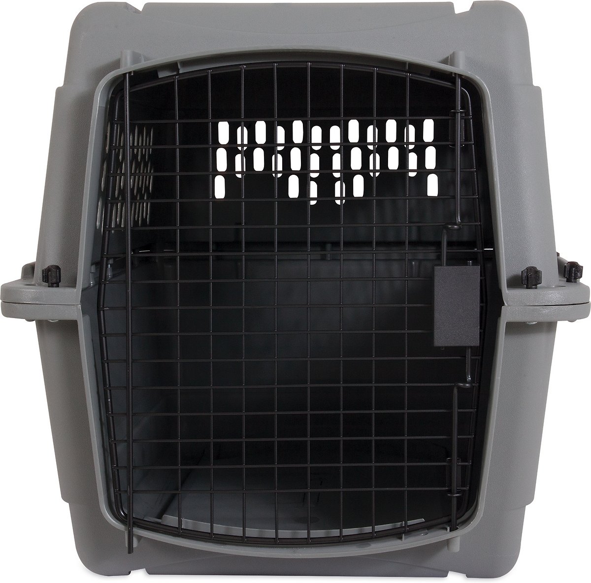 Aspen Pet Traditional Dog & Cat Carrier. Light Gray. 28-in